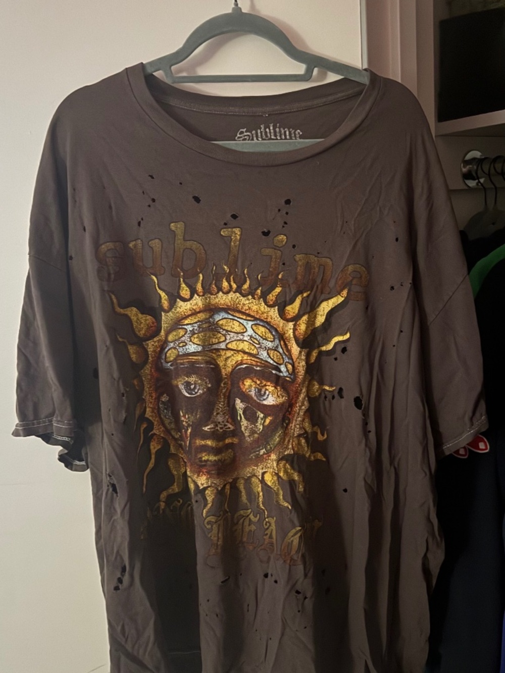 UO Brown Sublime Oversized T